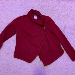 Patagonia Red Jacket With Button